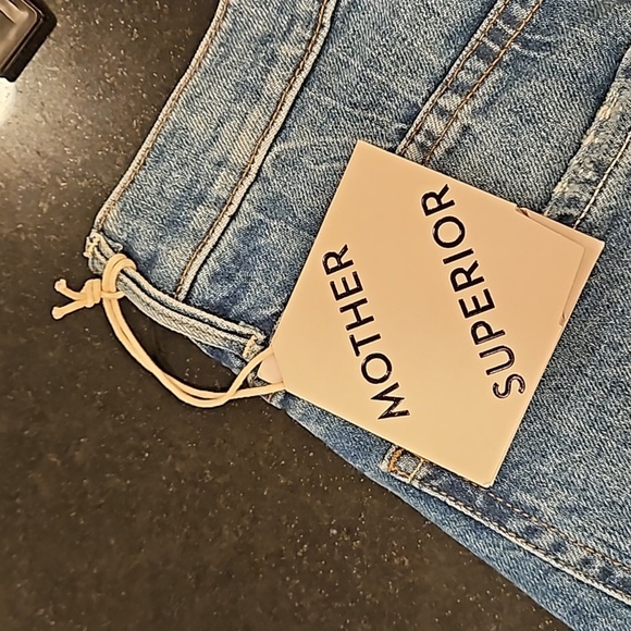💕MOTHER SUPERIOR High Waisted Dazzler Double Heel Jeans ~ Morning Chores 30 NWT - Picture 14 of 16